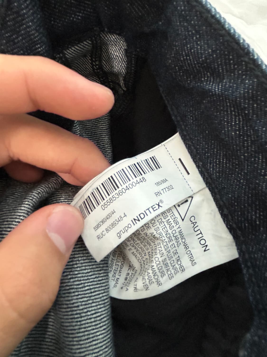 자라 raw denim 배기 진 (정품) 상품이미지4