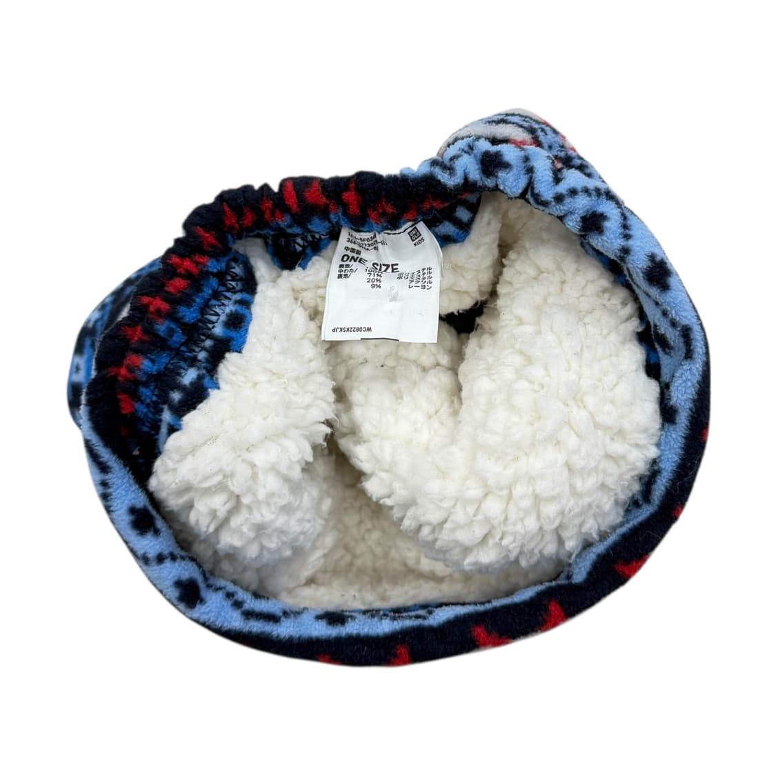 유니클로 털 넥워머 머플러 블루 상품이미지2