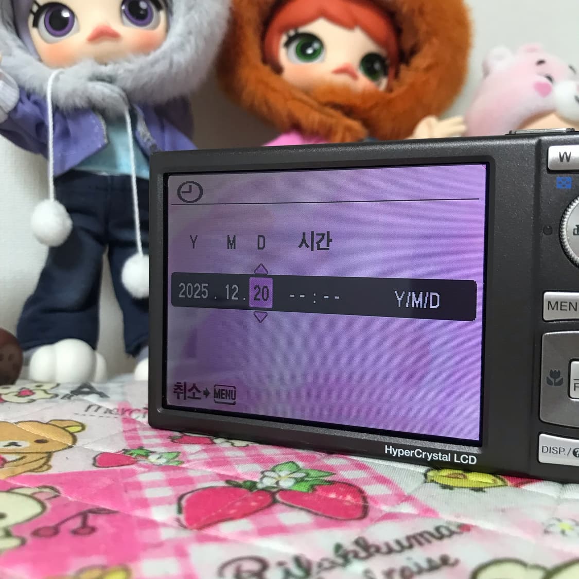 딸기우유) 올림푸스 뮤 1060 핑크 상품이미지5