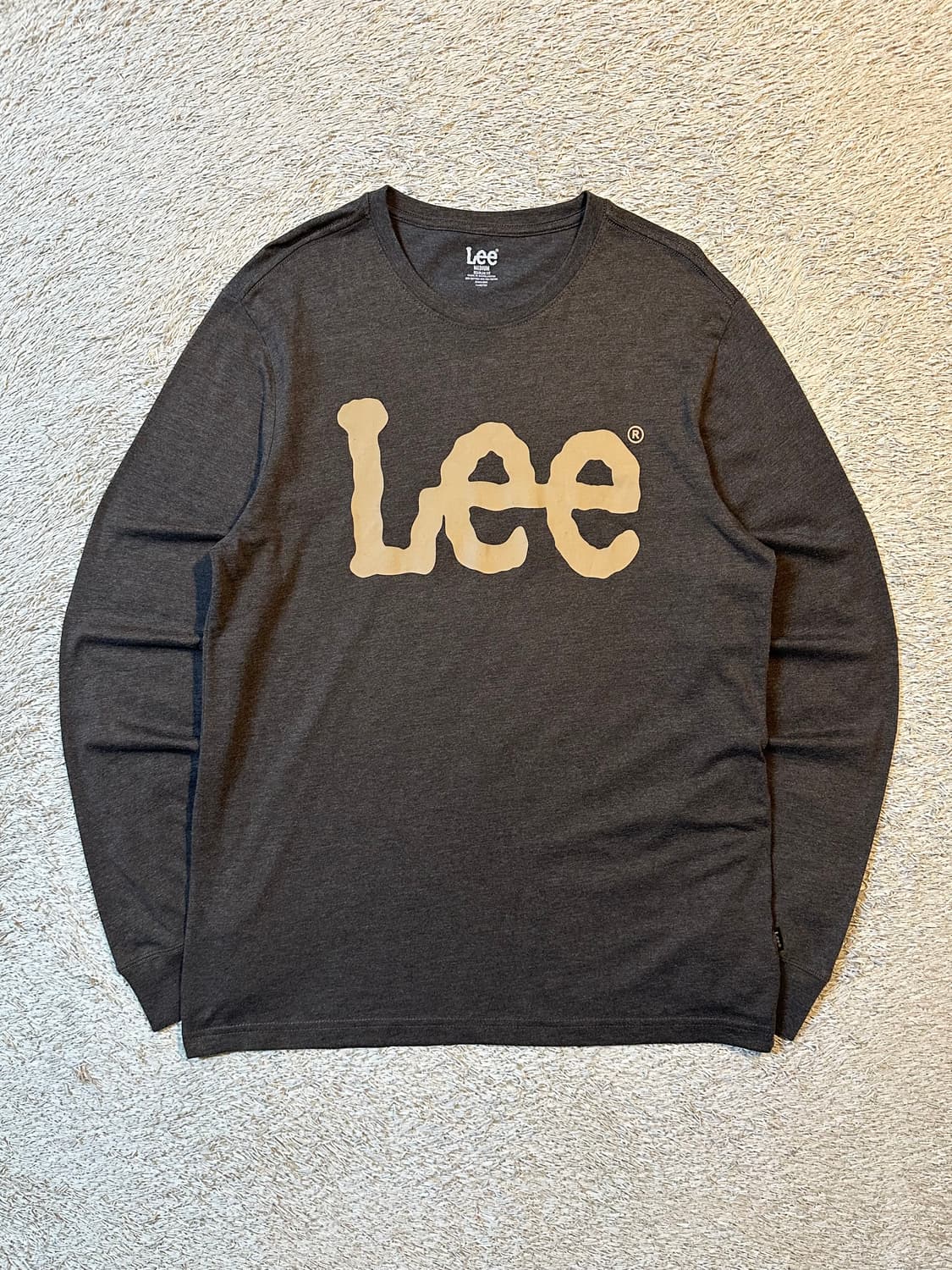 리 LEE 빅 트위치 로고 롱슬리브 긴팔 브라운 상품이미지1