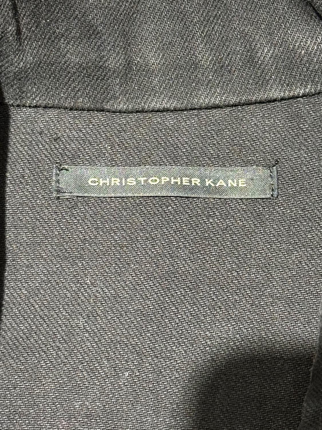 크리스토퍼 케인 블랙 컷오프 데님 트러커 자켓 상품이미지7