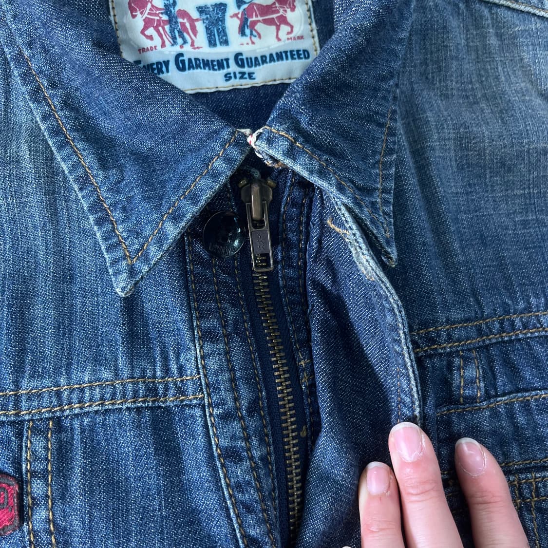 100 리바이스 데님 셔츠 자켓 상품이미지5