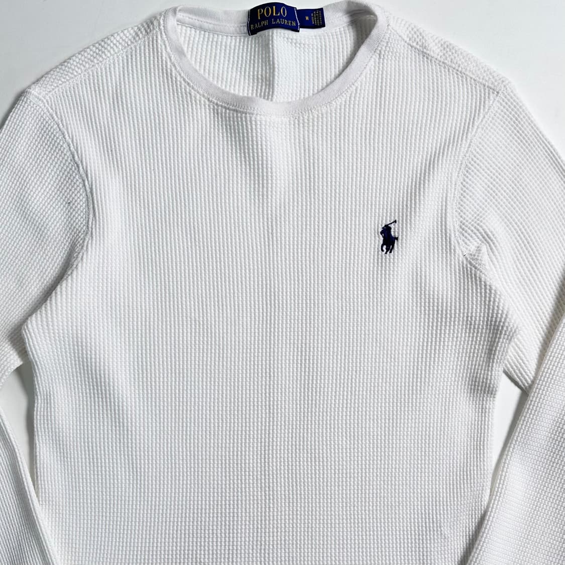 폴로 랄프로렌 화이트 와플티  상품이미지2