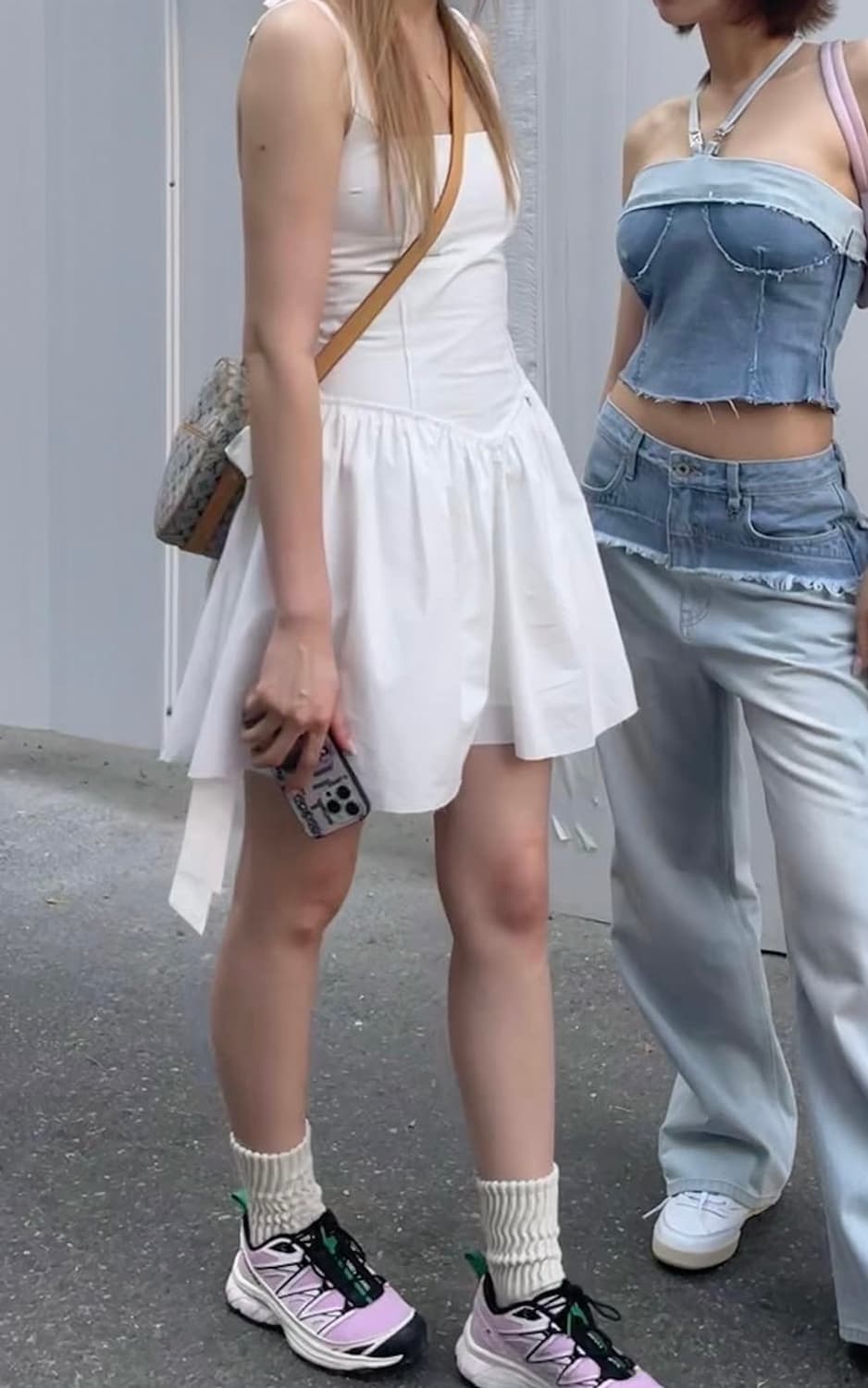 글로니 베니스 셔링 드레스 원피스 상품이미지2