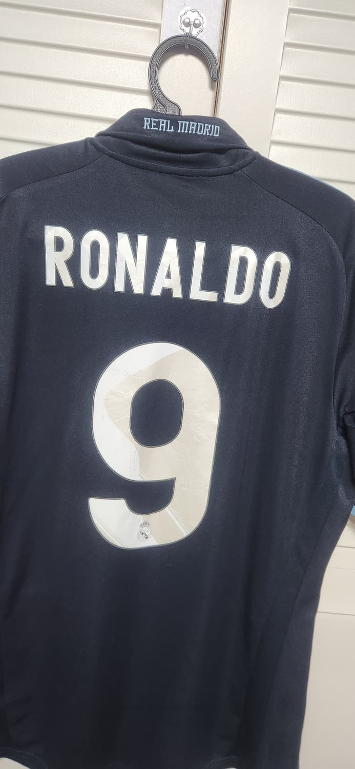 09-10 레알 마드리드 어웨이 No.9 호날두 아디다스 유니폼 반팔 상품이미지4