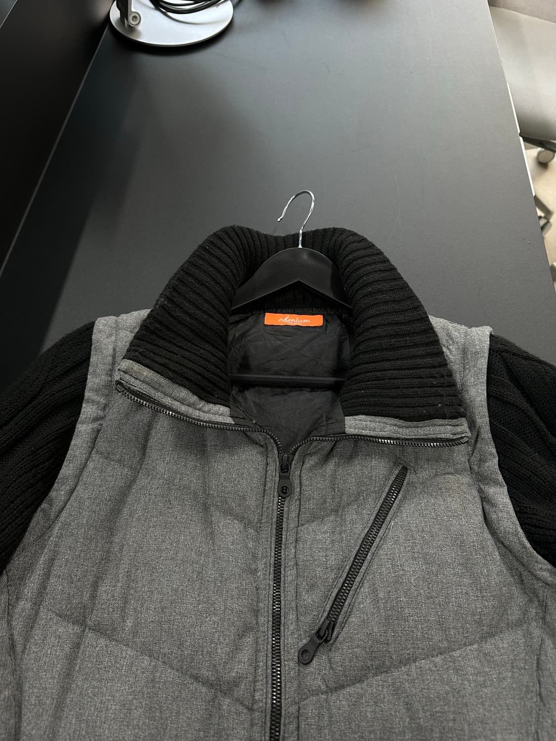 재팬빈티지 하이넥 니트패딩 레이어드 투웨이점퍼 상품이미지7