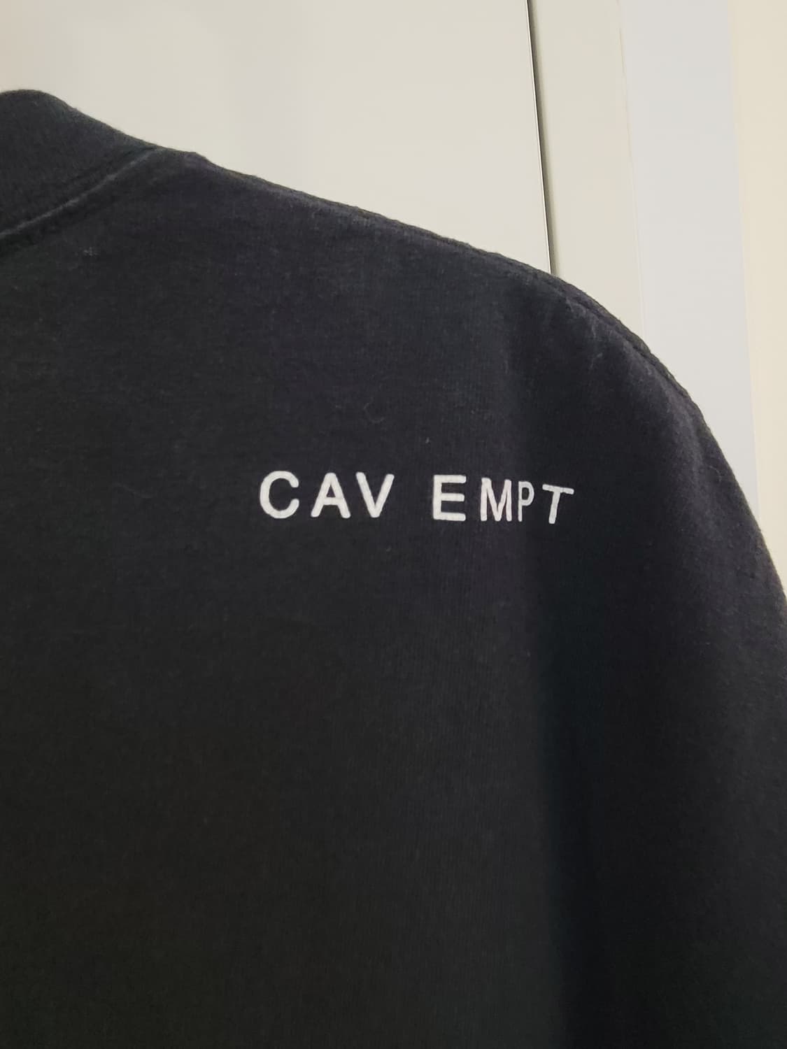 카브엠트 CAV EMPT 오버사이즈 블랙 티셔츠 XXL사이즈 상품이미지7