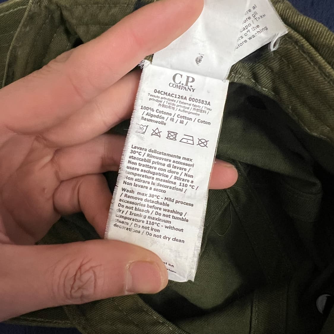 CP컴퍼니 올리브카키 빈티지 고글 볼캡 모자 상품이미지5