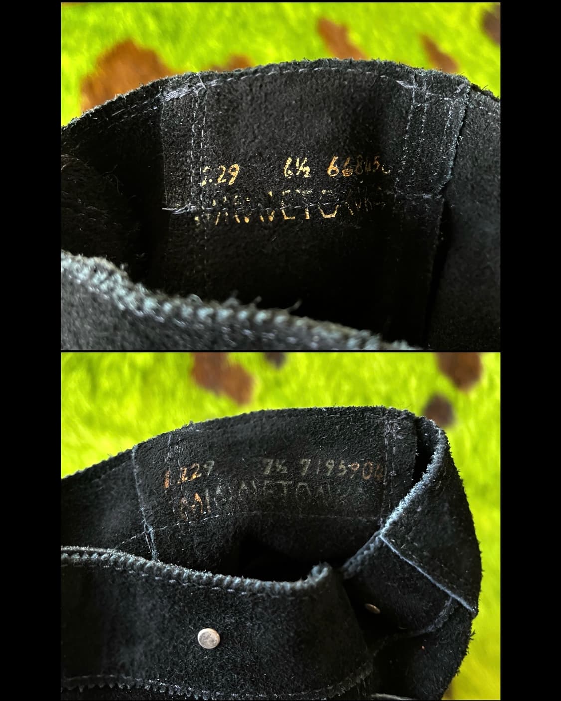 (US 6.5)Old MinneTonka Fringe Stud Boots 상품이미지9