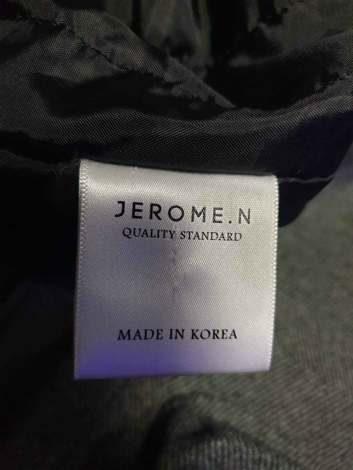 제롬앤 클래식 헤링본 어깨포켓 봄버자켓 그레이 (L) 상품이미지6