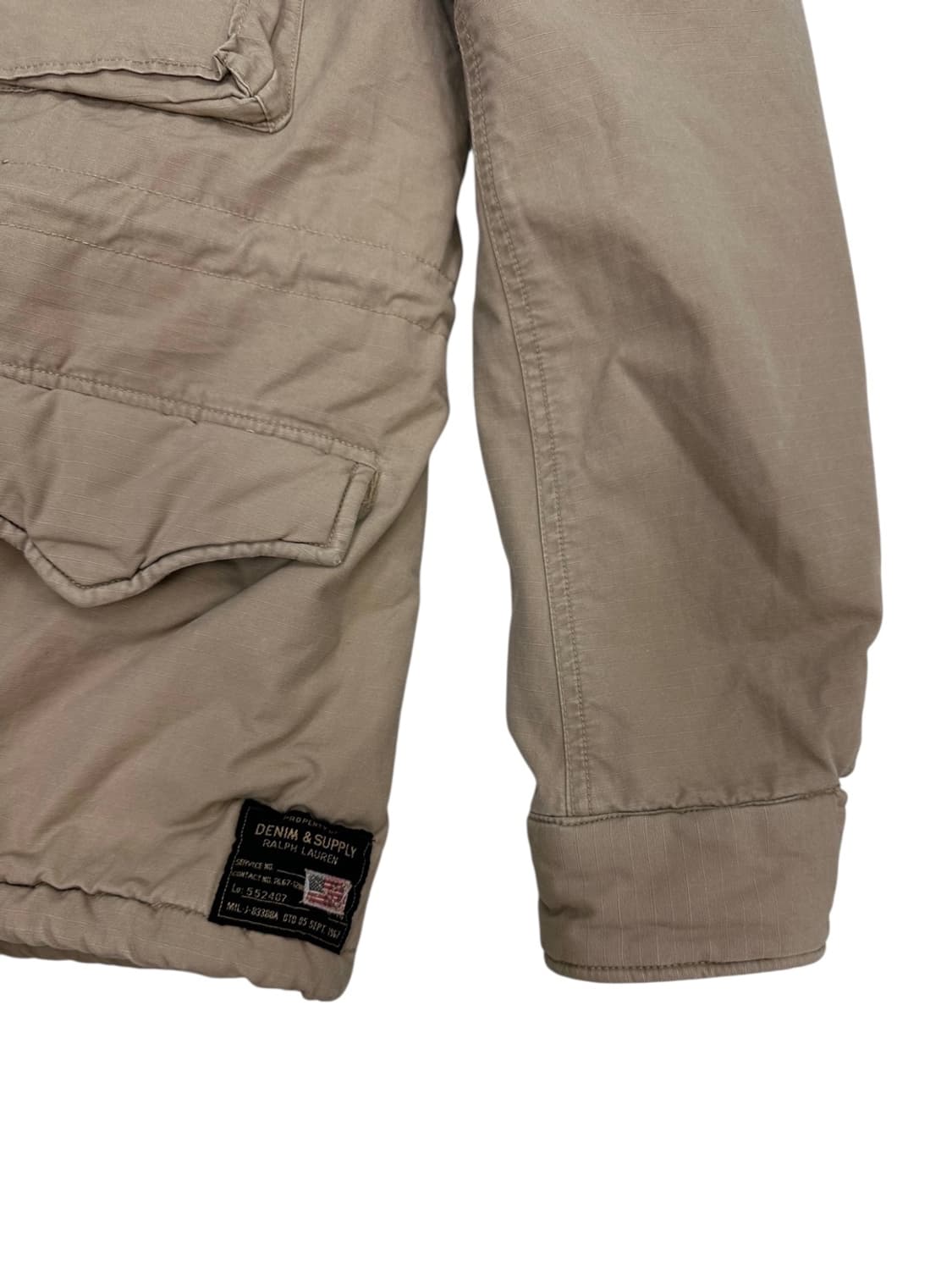 데님앤서플라이 밀리터리자켓 베이지 (M~L) 상품이미지6