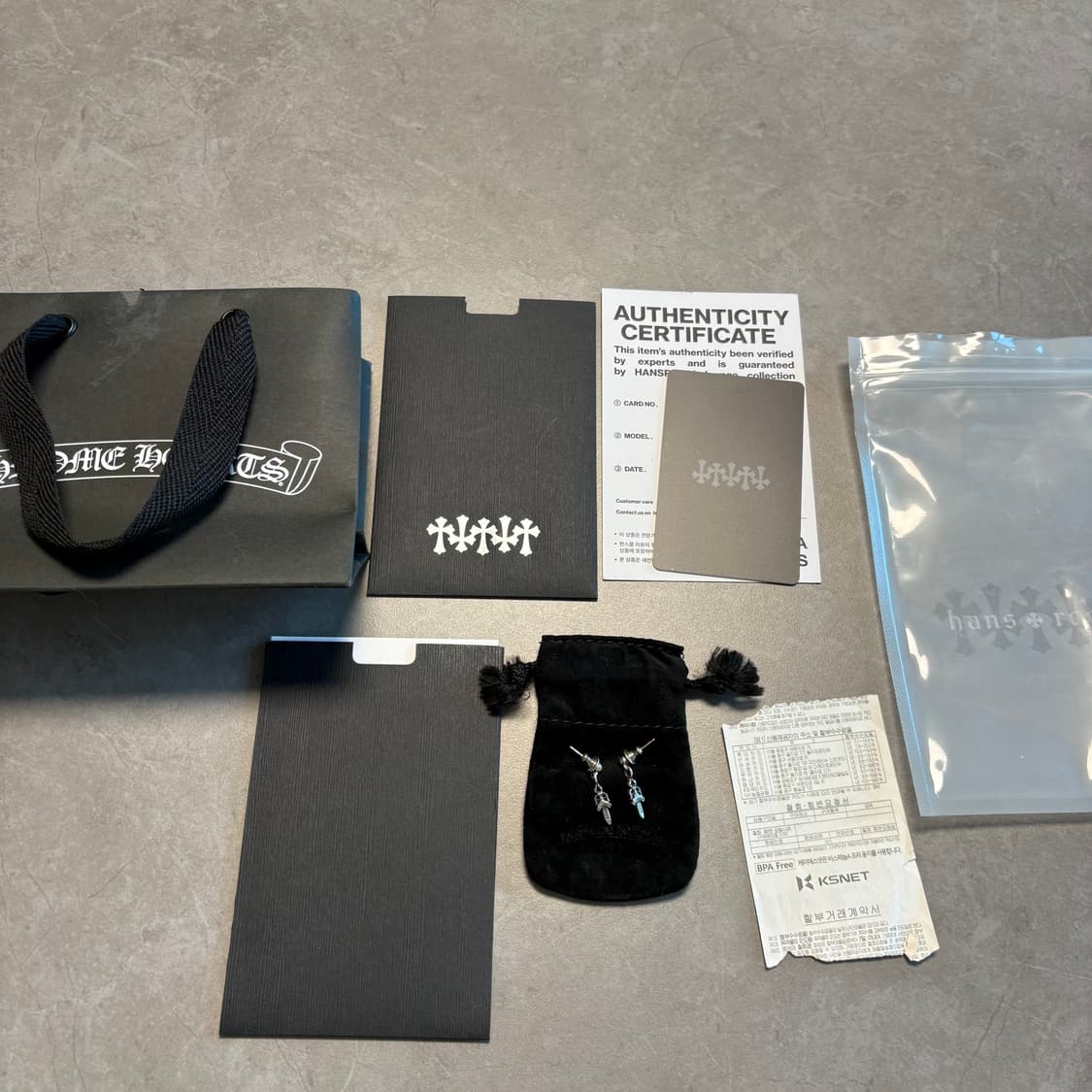 크롬하츠 대거 드롭 이어링 귀걸이 상품이미지4