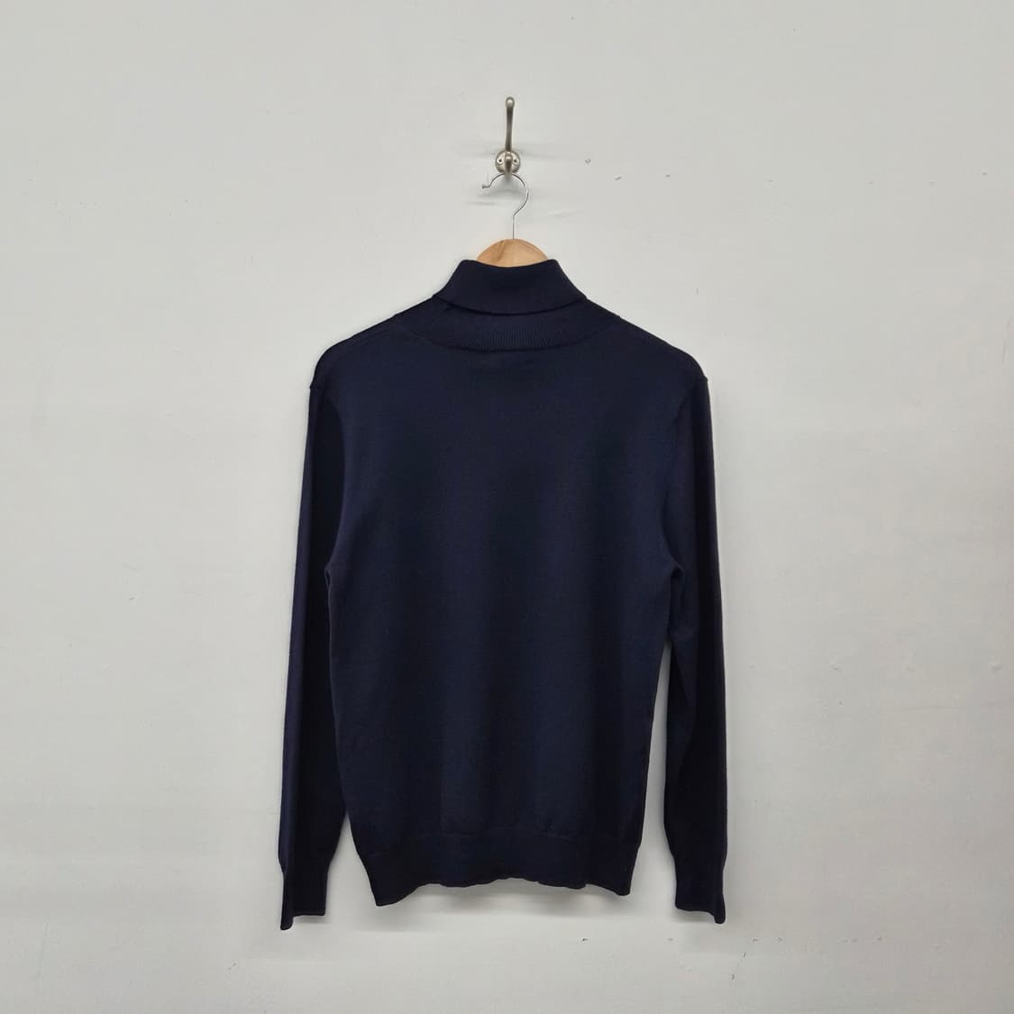 알마니 네이비 롤넥 니트 남성 M 상품이미지6