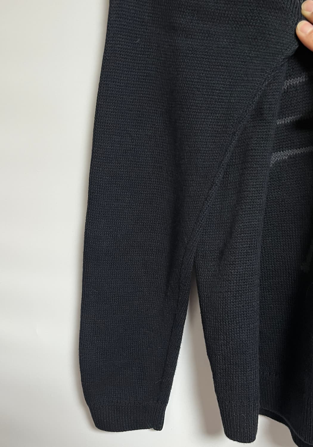 공용 아디다스 오버핏 빅로고 니트 스웨터 L 상품이미지3