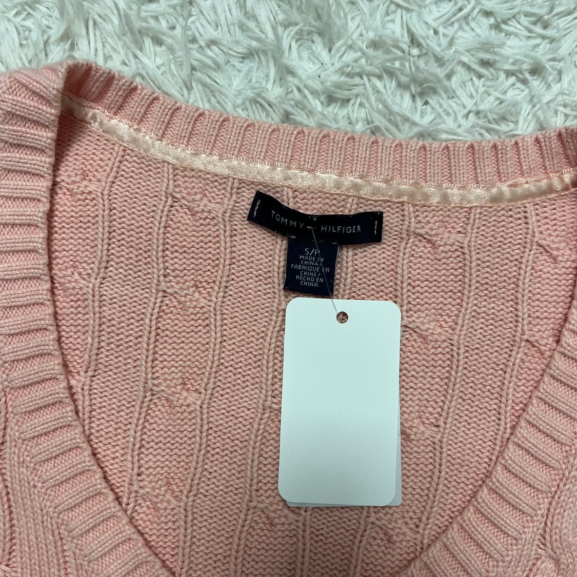 Tommy Hilfiger apricot cable knit 상품이미지6