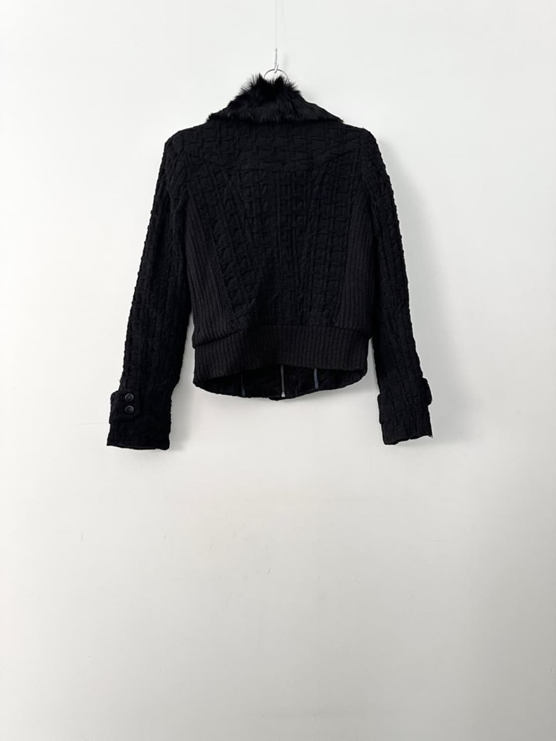 Knotted pannel jacket / black 상품이미지4