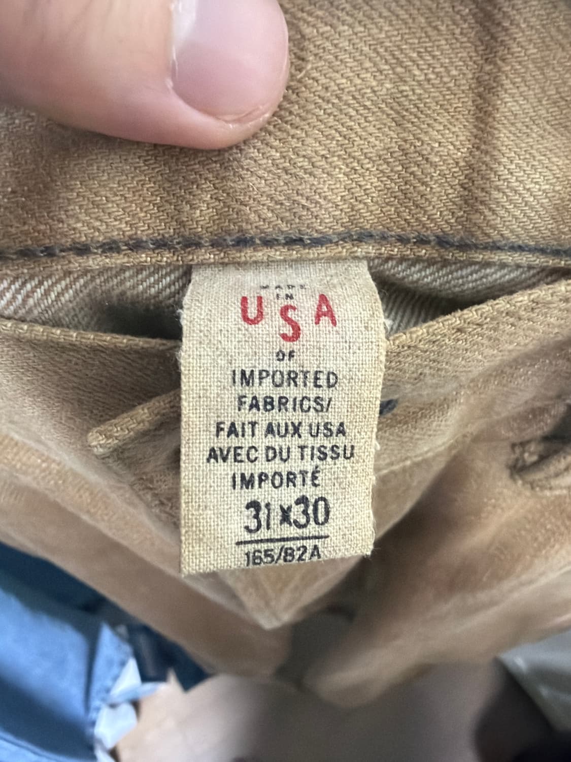 rrl 브라운 셀비지진 31x30 상품이미지3