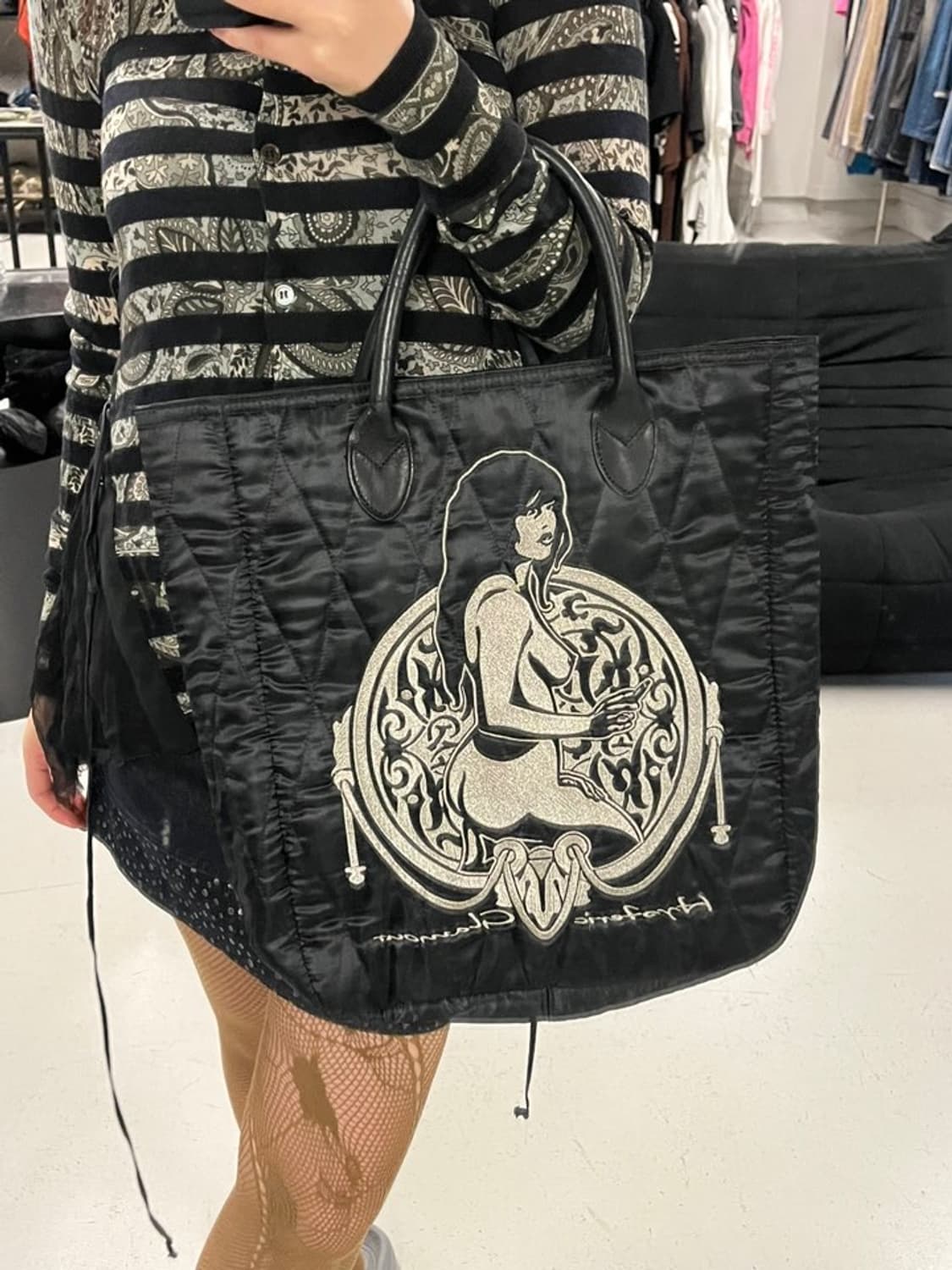 HYSTERIC GLAMOUR quilted nylon tote bag  상품이미지1