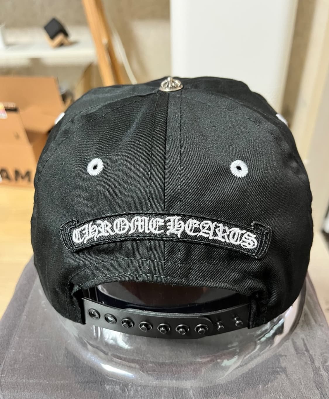 크롬하츠 가스스테이션 블랙 볼캡 상품이미지3