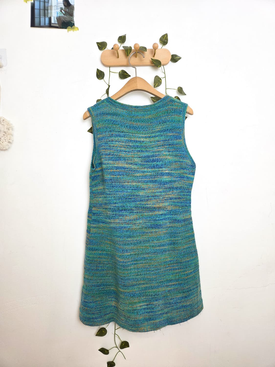 그라데이션 컬러 니트 원피스 상품이미지4