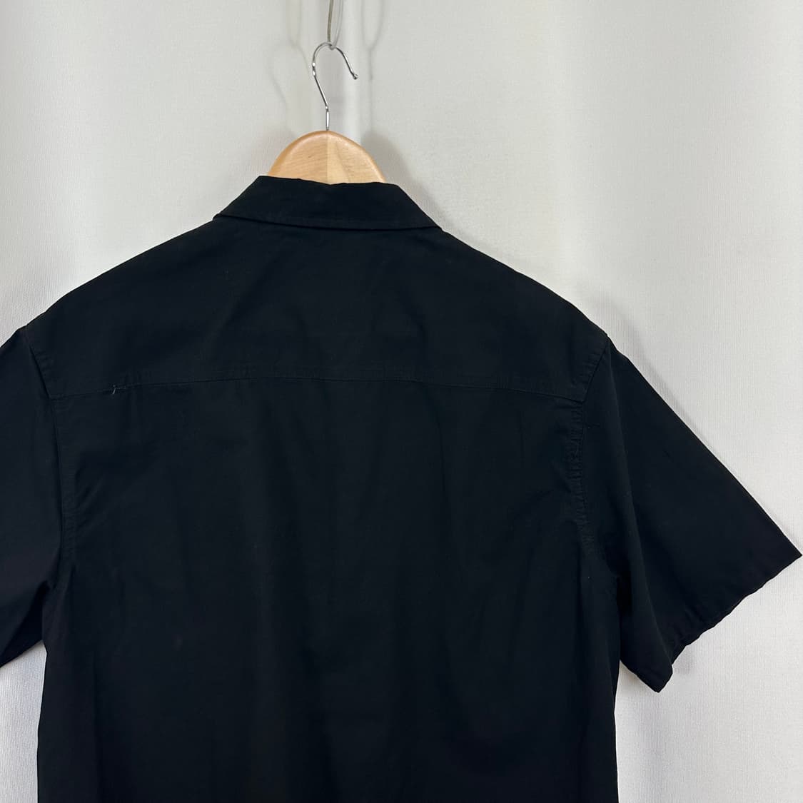  모노플로우 남자 셔츠 반팔자켓 티셔츠 검정 M 상품이미지7