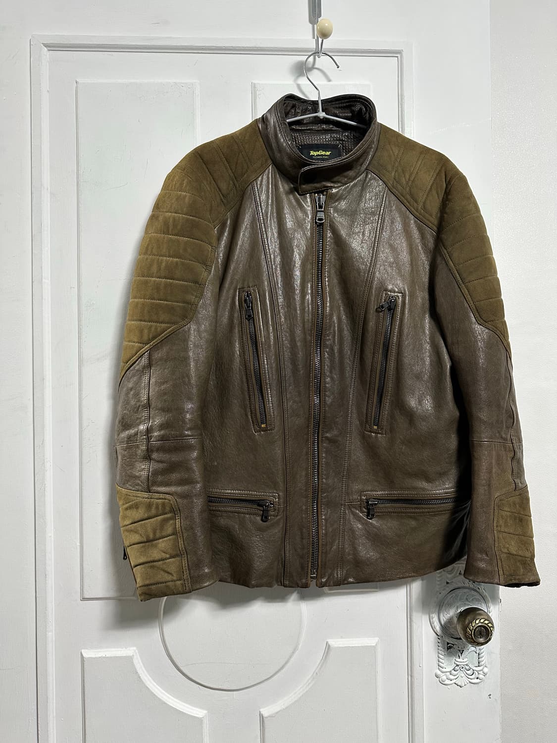 탑기어 쉽스킨 바이커자켓 상품이미지1