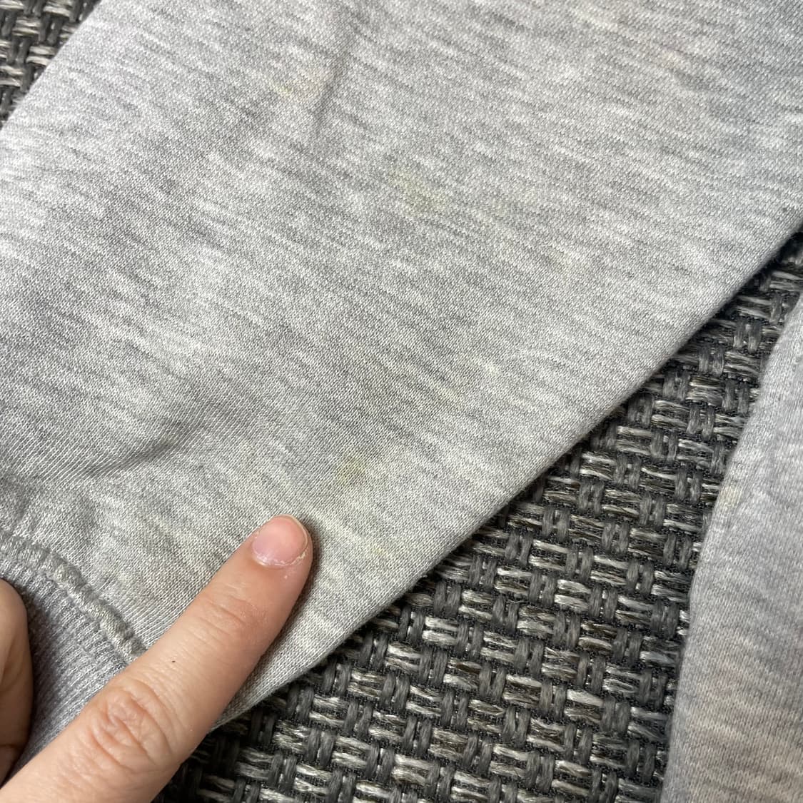 챔피온 키즈 그레이 빅로고 부클패치 후드티 130 상품이미지7