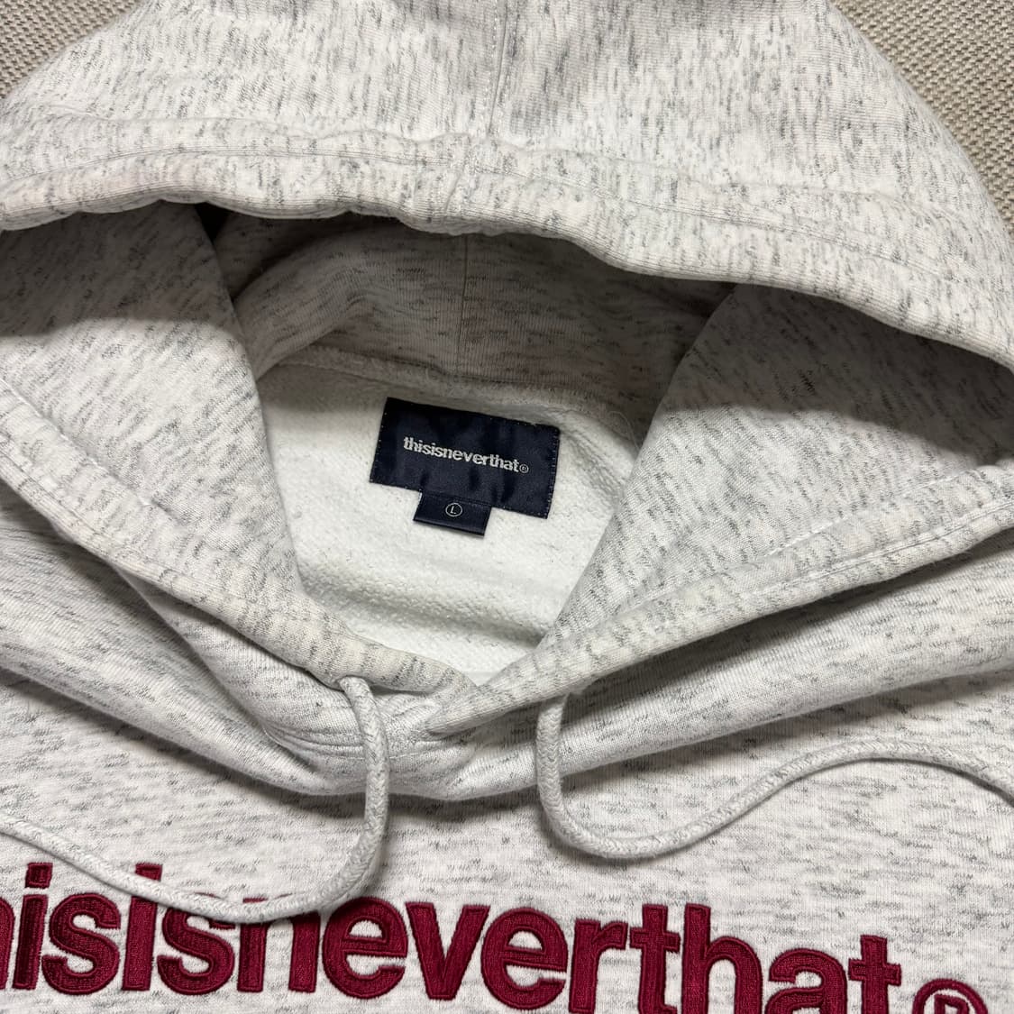 디스이즈네버댓 스펠아웃 후드티 상품이미지2