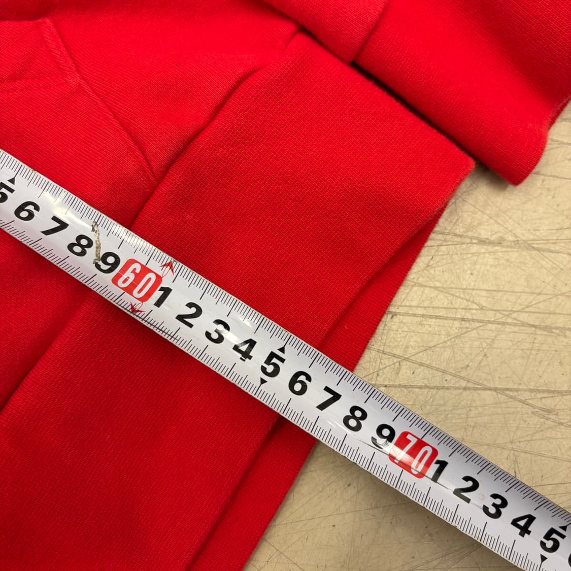 엄브로 빅로고 레드 후드집업 상품이미지5