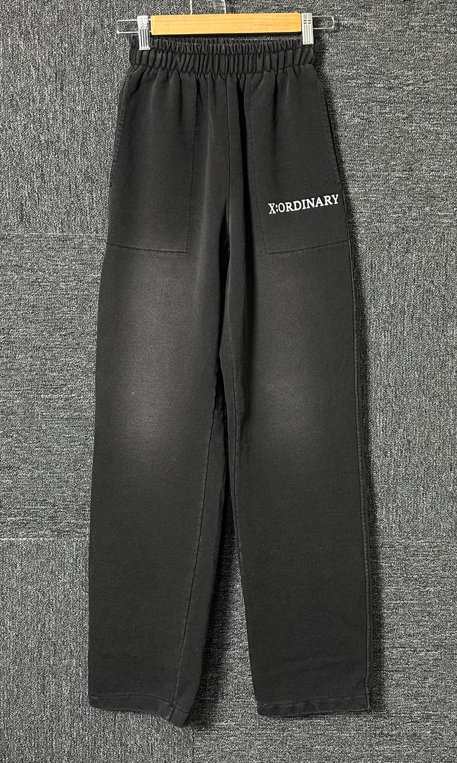 X:ORDINARY 블랙 스웻 팬츠 50 상품이미지1