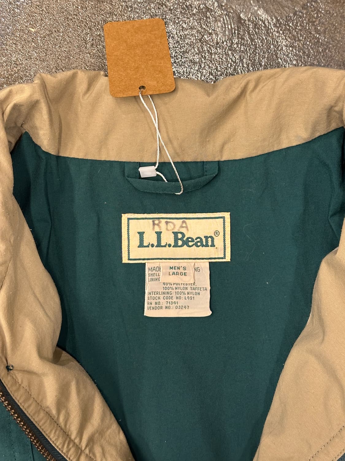 80s LL Bean 엘엘빈 헌팅자켓 L 상품이미지4