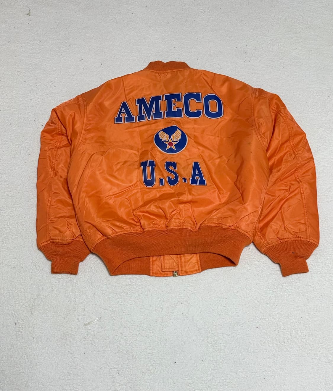 AMECO 오렌지색 항공 점퍼 상품이미지3