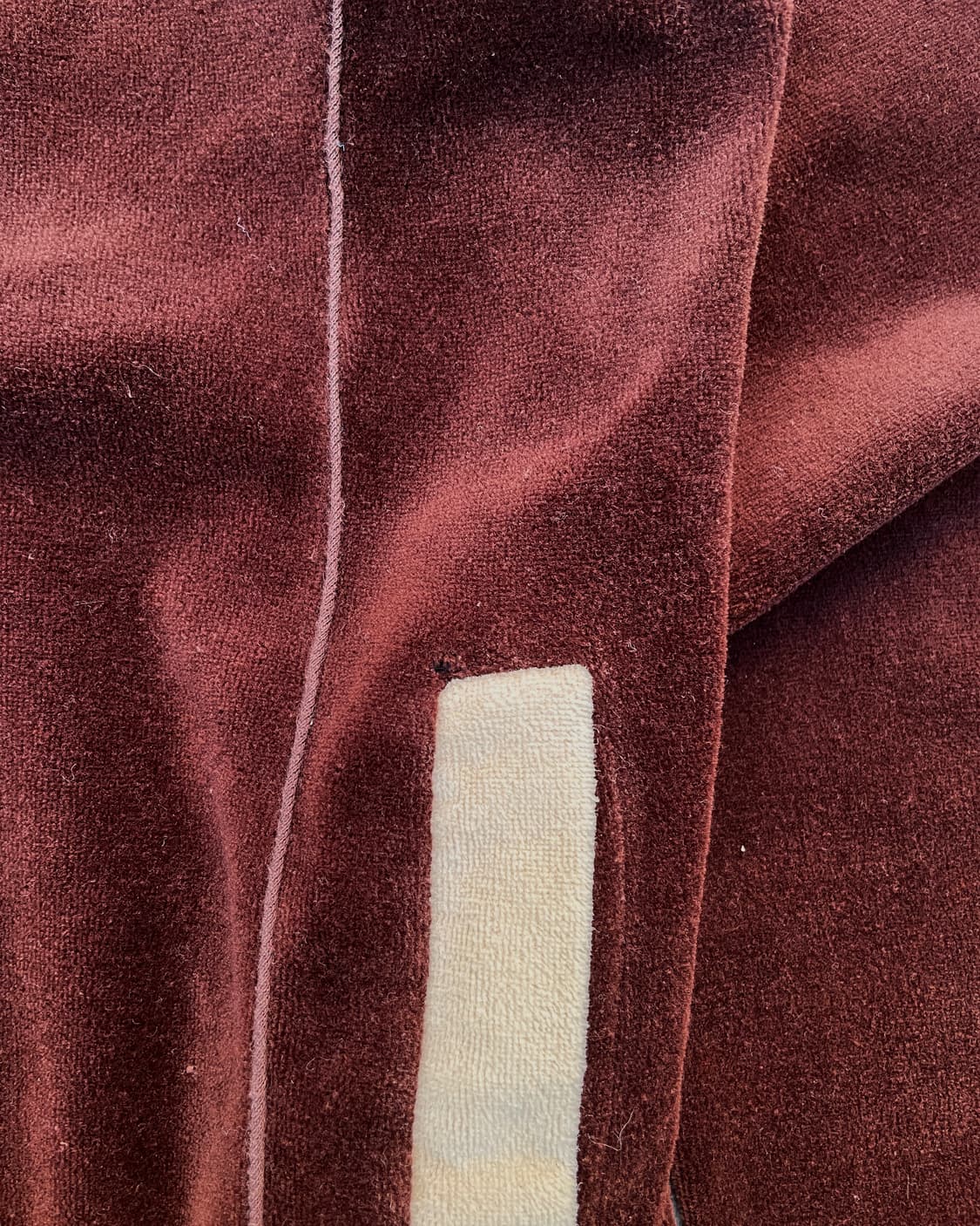 80’s Quater Zip Velour shirts 상품이미지5