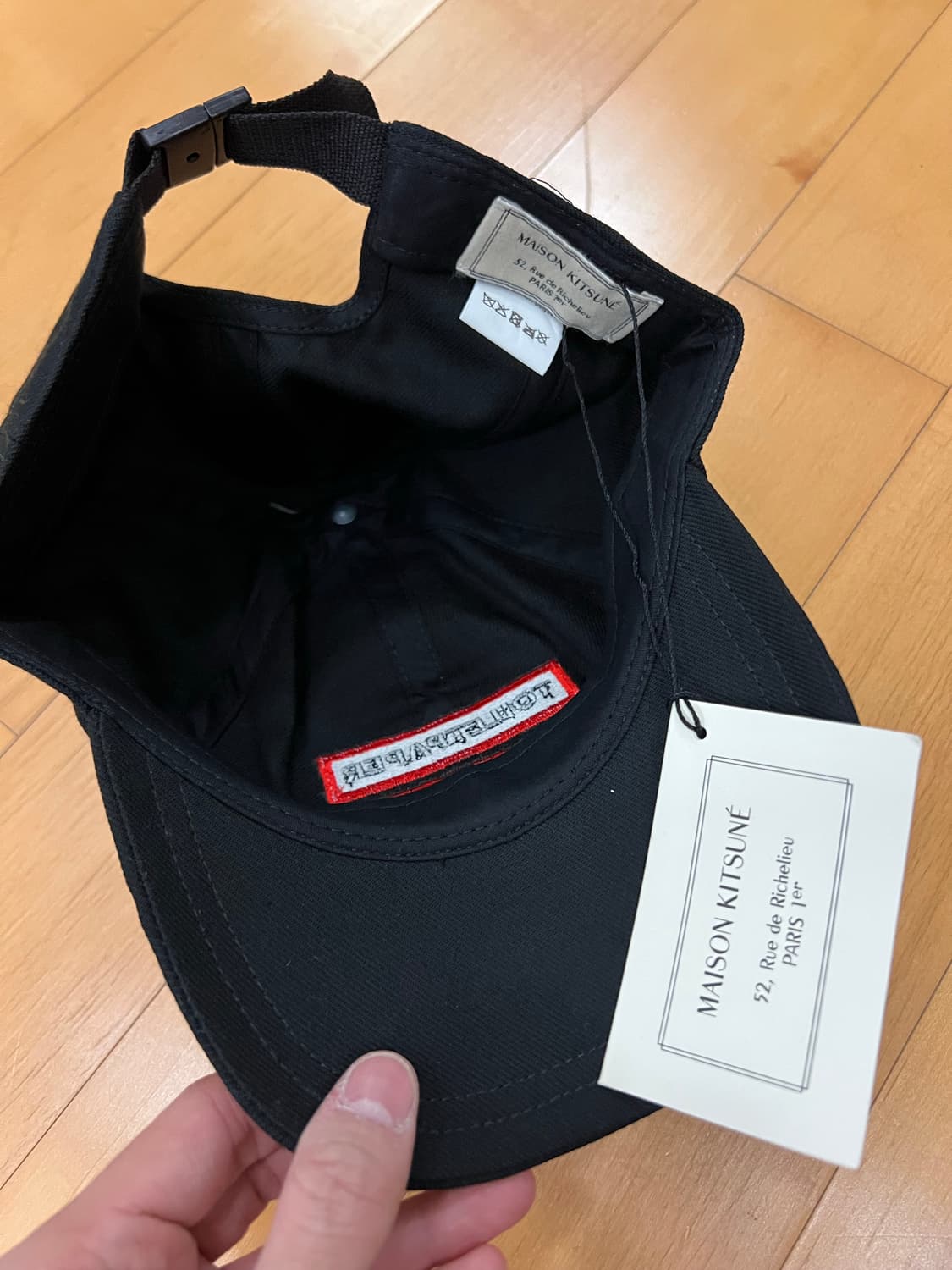 메종키츠네 토일렛페이퍼 볼캡 상품이미지3