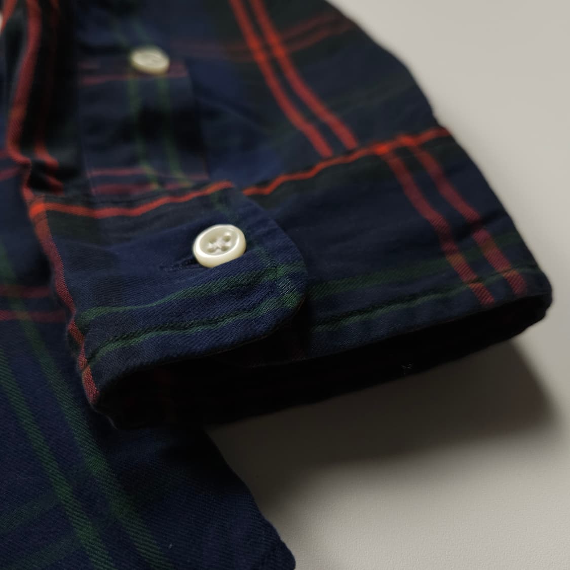 폴로 랄프로렌 포니 로고 블레이크 체크 셔츠 (XL) 상품이미지4