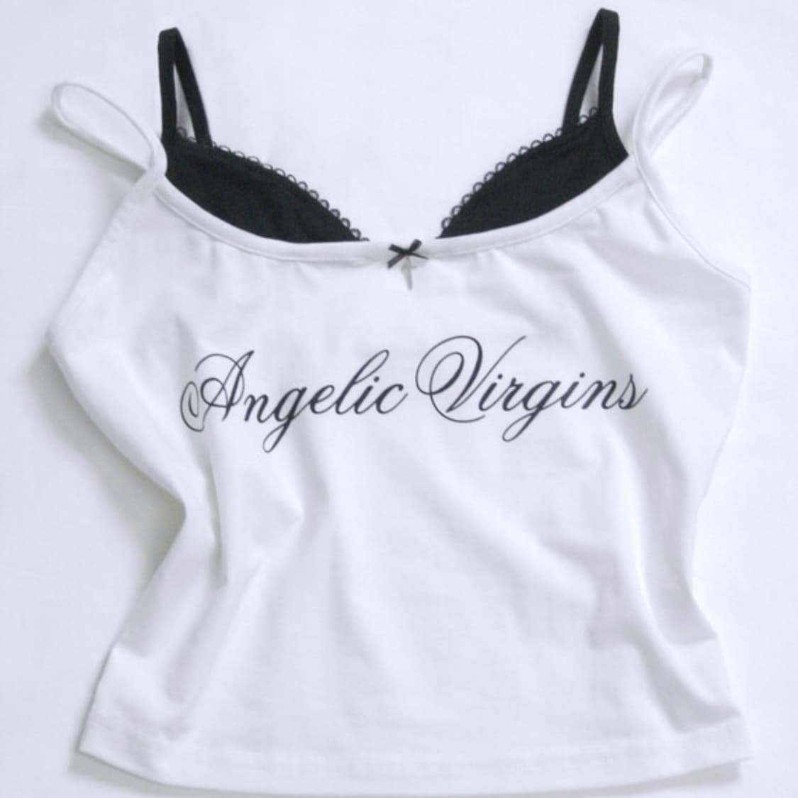 엔젤릭버진스레이어드리본탑나시AngelicVirginsLAYEREDRIBB 상품이미지1