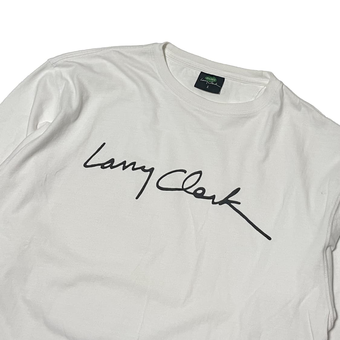 피지컬디파트먼트 래리 클락 롱슬리브 화이트 상품이미지3