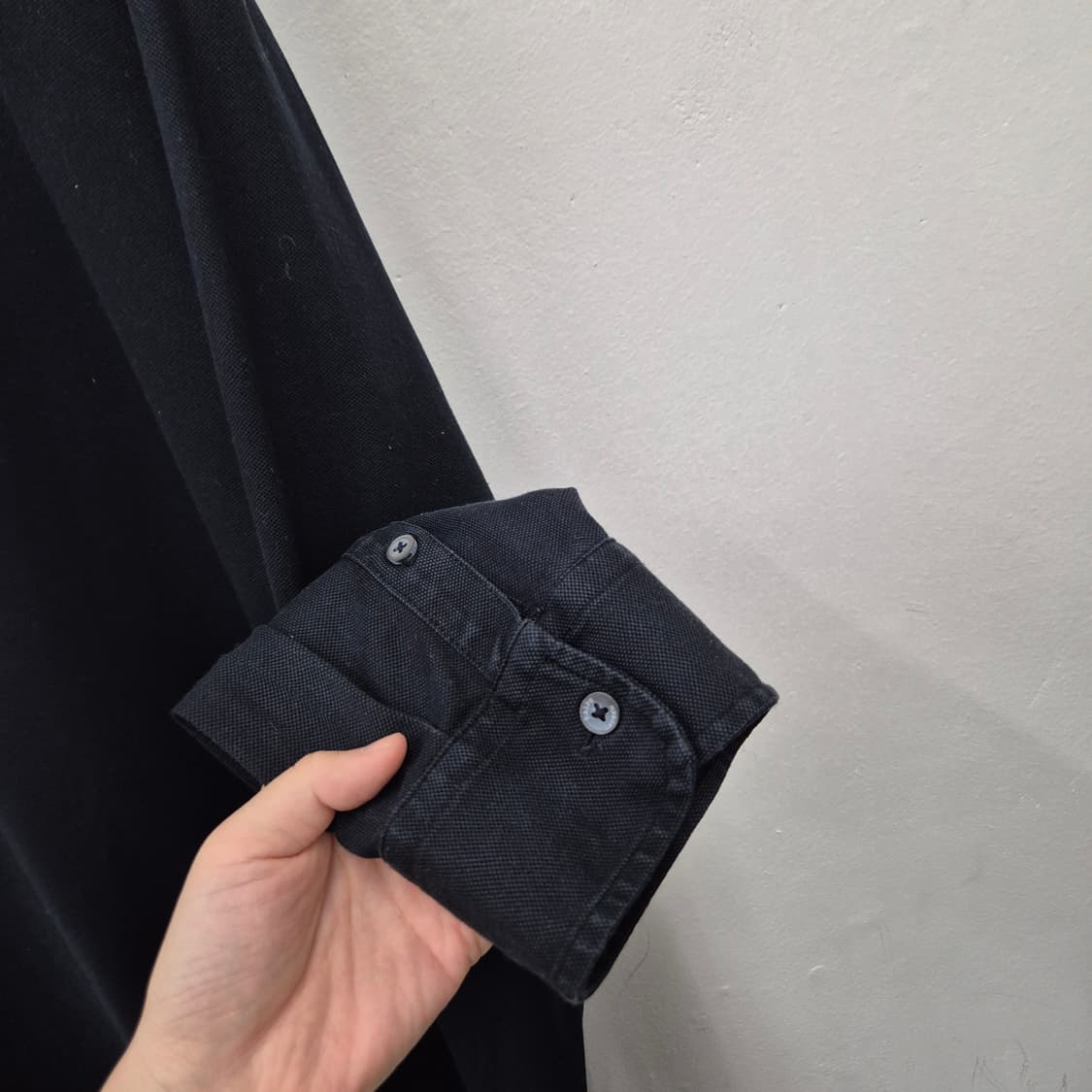 폴로 랄프로렌 커스텀슬림핏 스트레치 메쉬 긴팔 카라 2XL 상품이미지3