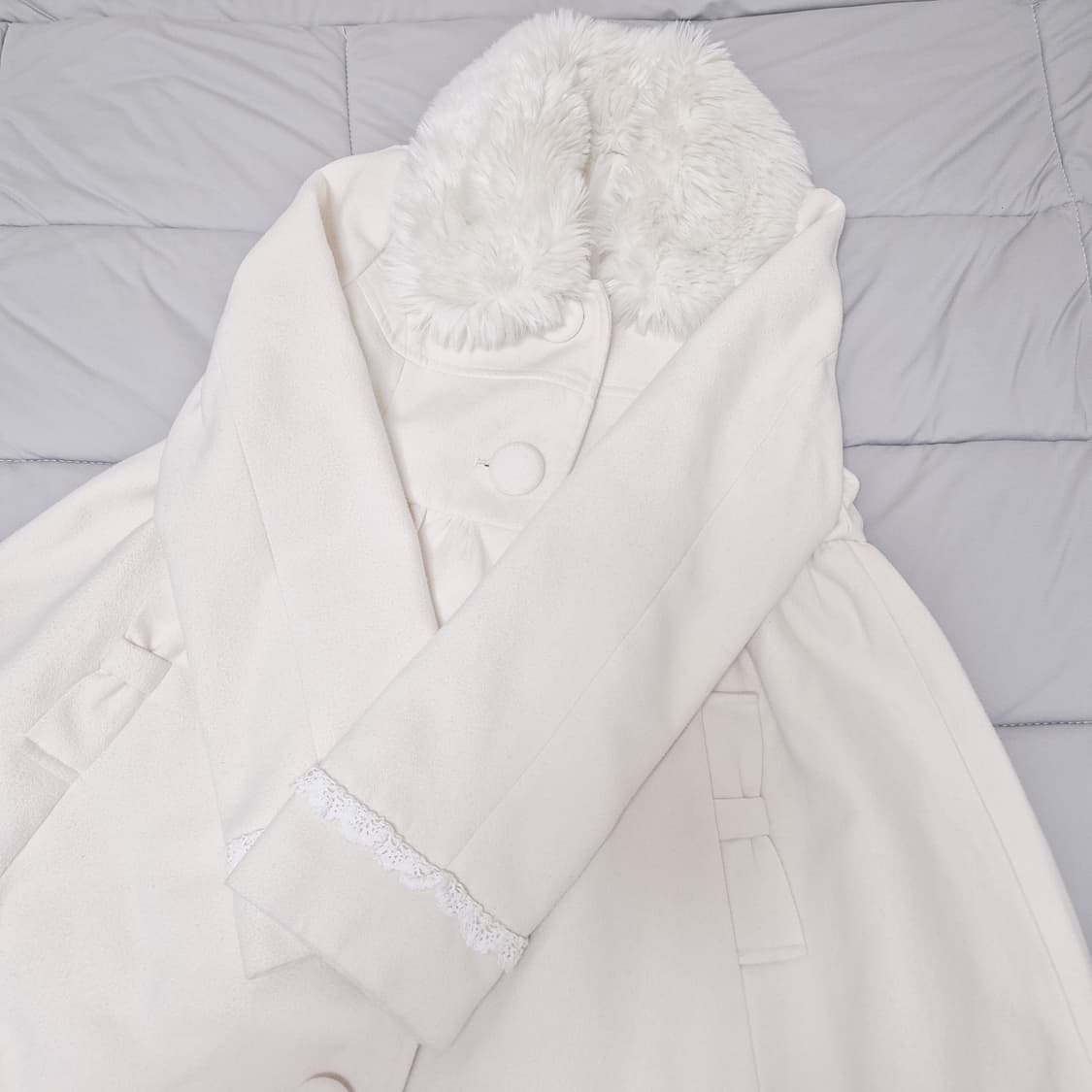 리즈리사 앙크루즈 고전 히메갸루 오네갸루 양산형 대대장 롱코트 울코트 상품이미지2