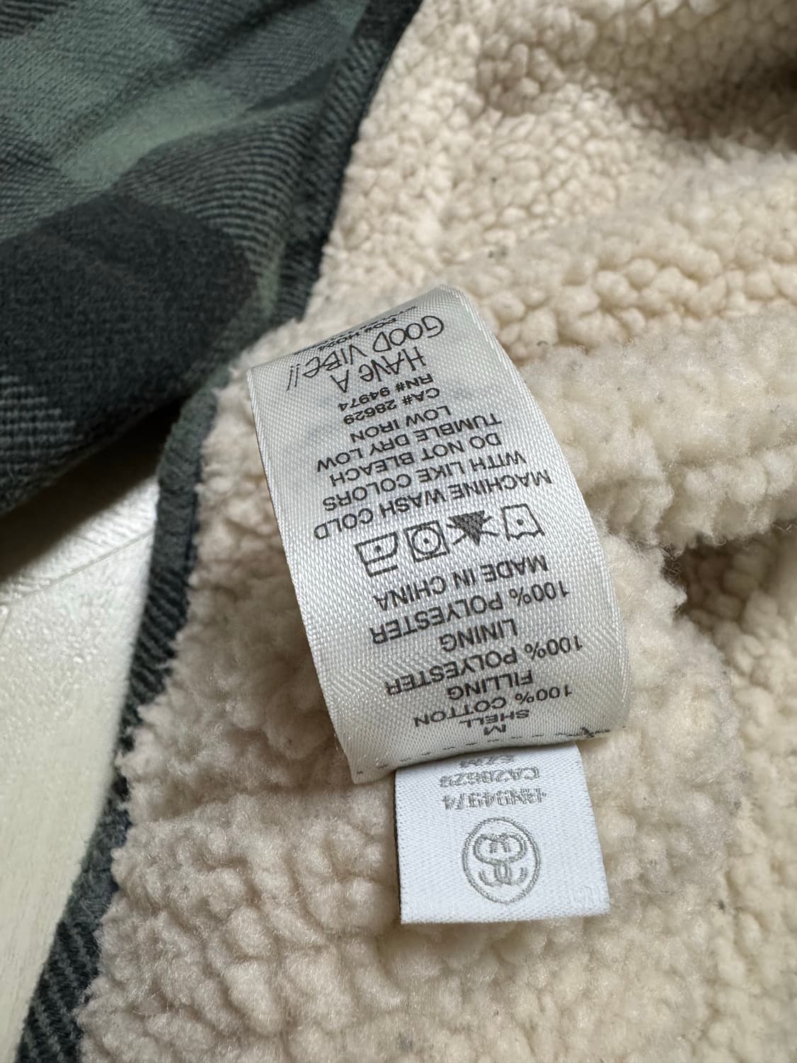 스투시 쉐르파 라인드 버팔로 플레이드 셔츠 상품이미지4