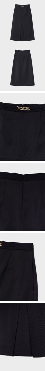 킨더살몬 A-line Skirt Dark Navy(2) 상품이미지2