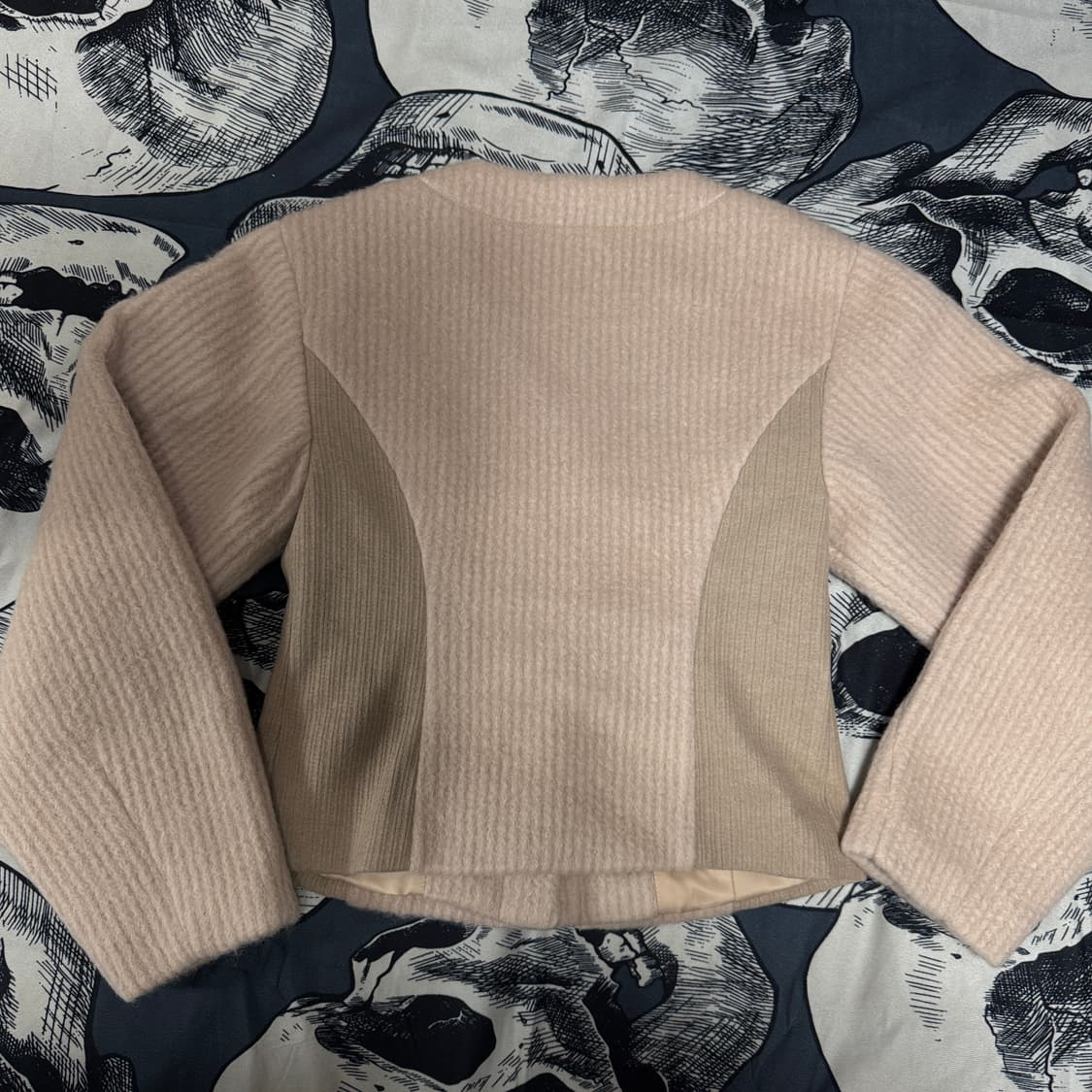 마땡킴 볼륨 가디건 울자켓 프리사이즈  상품이미지6