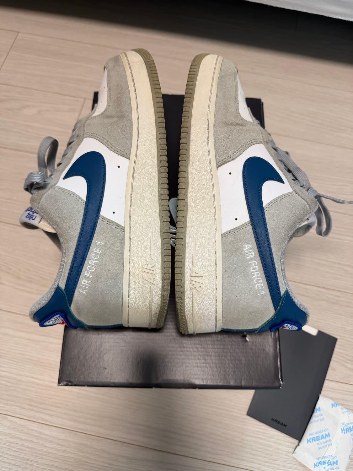 에어포스1 에슬래틱클럽 라이트스모그그레이 260 상품이미지4