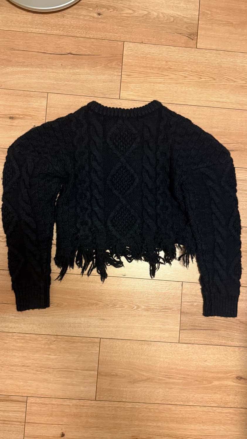 에스이오 seo 네이비 케이블 니트 상품이미지6