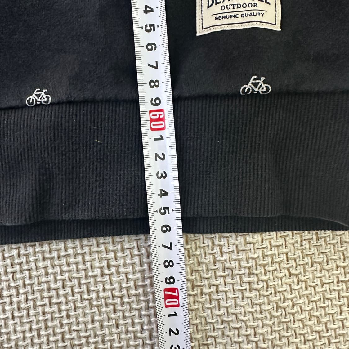 100 빈폴 자전거 패턴 맨투맨 0423D 상품이미지6