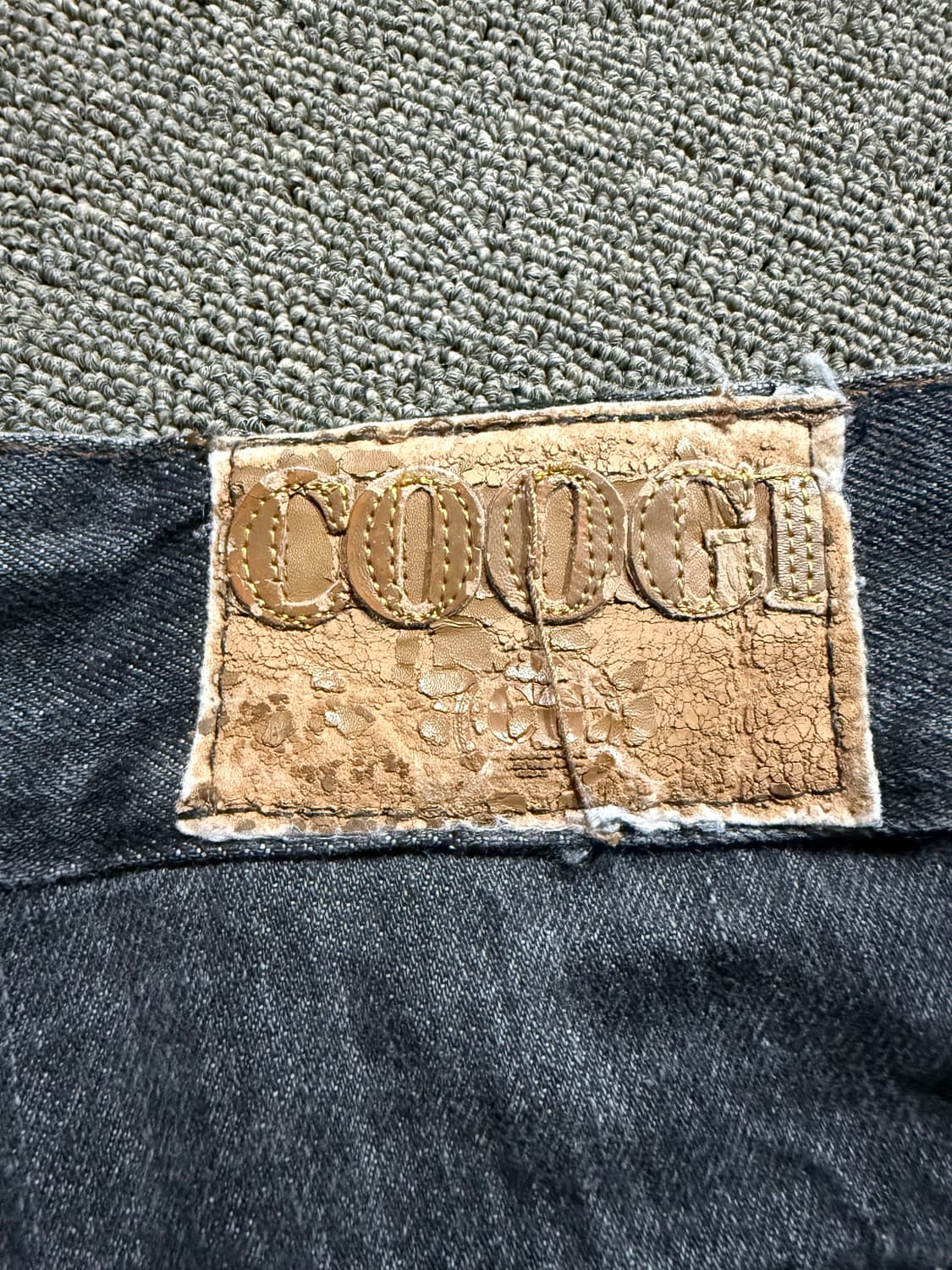 Coogi 쿠지 흑청 데님팬츠 상품이미지4