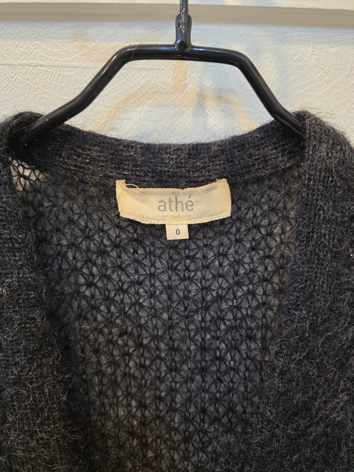 아떼 바네사브루노 브이넥 가디건 다크그레이 0사이즈 상품이미지1