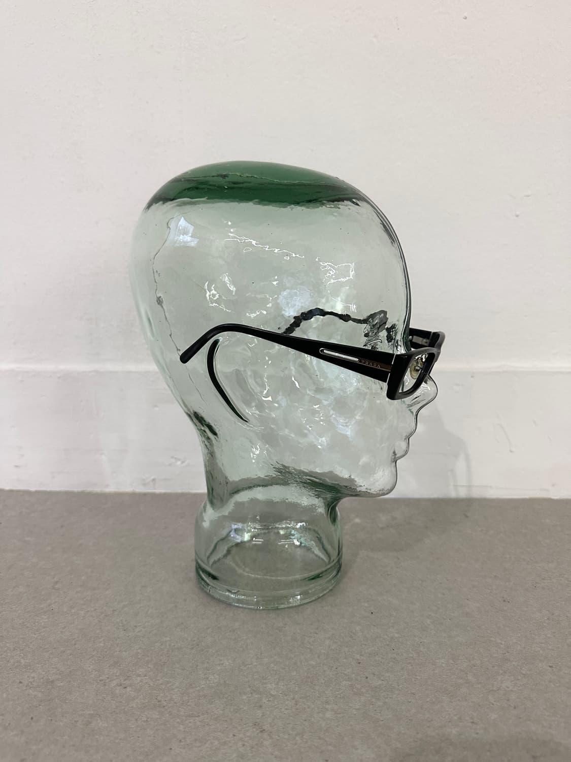 프라다 2000s 긱시크 블랙 스퀘어 안경 상품이미지2