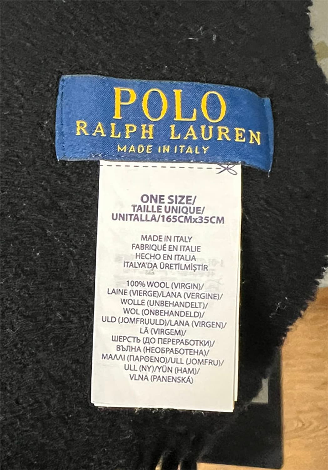 POLO 폴로 울 머플러 상태좋음 빅포니 프리  상품이미지4