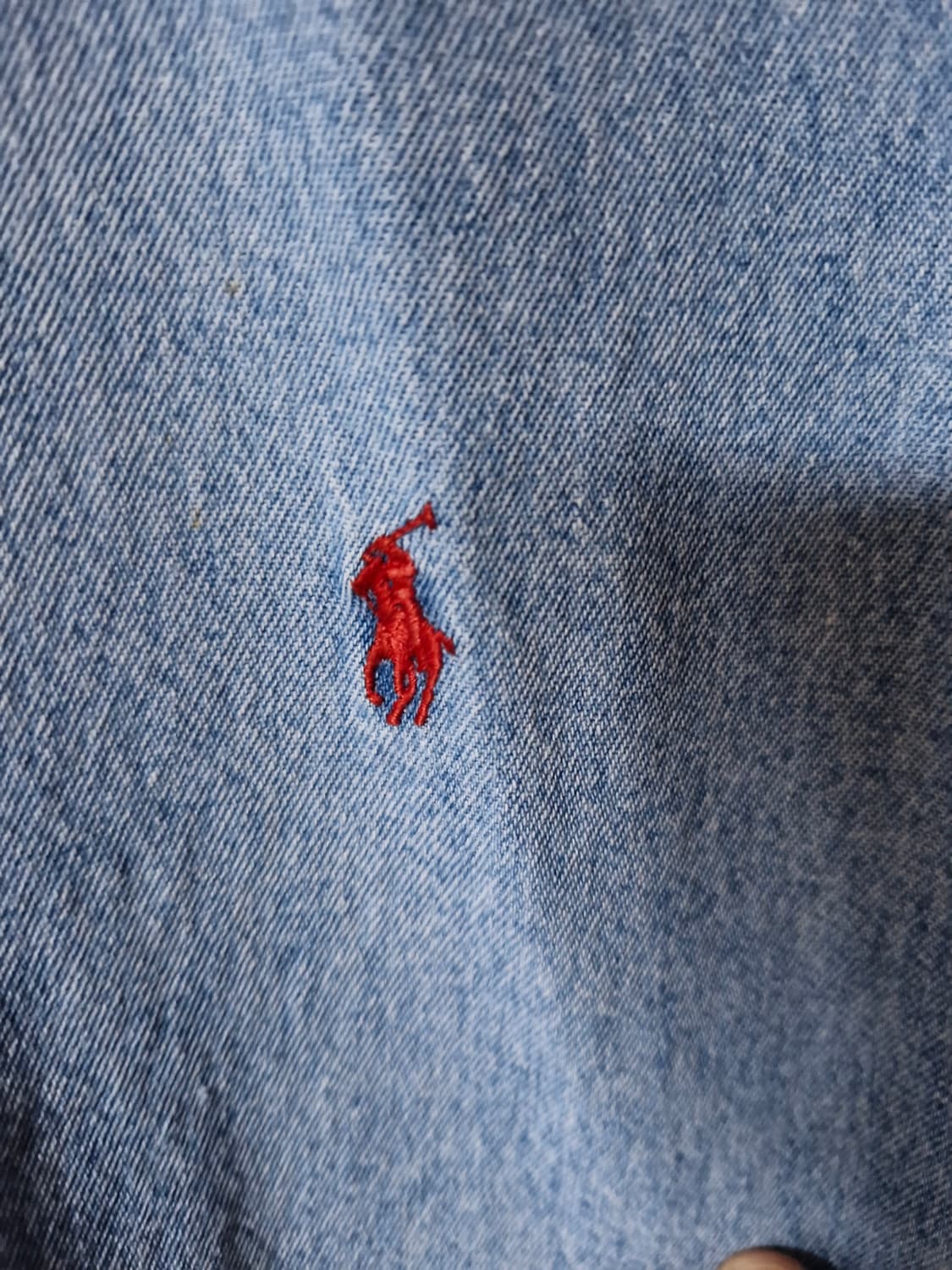 폴로 랄프로렌 데님셔츠 블레이크 핏 M (사이즈100~105) 상품이미지3